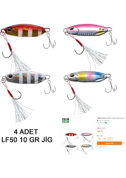 Yüksek Kalite Jaxel Spin Olta Seti, (18 Parça)