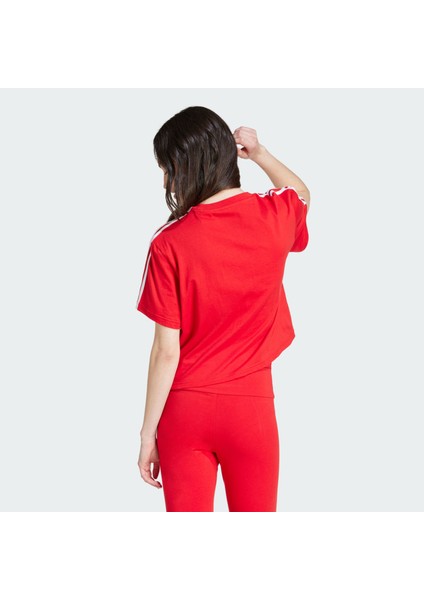 Sportswear IY4226 Essentials 3-Stripes Single Jersey Crop Top fiyatları