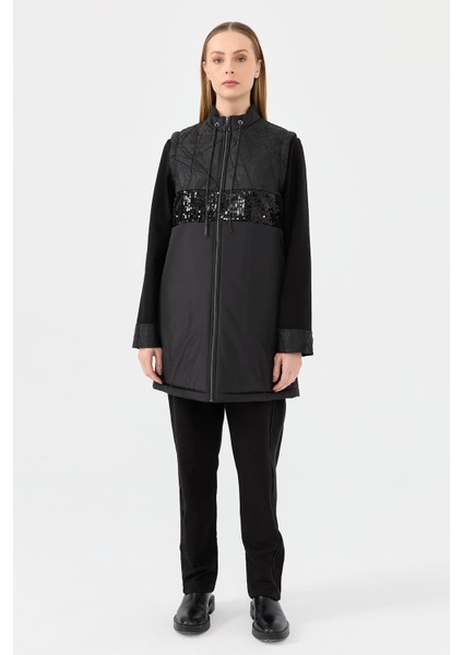 Önü Payet Kombinli 3'lü Takım Siyah modelleri