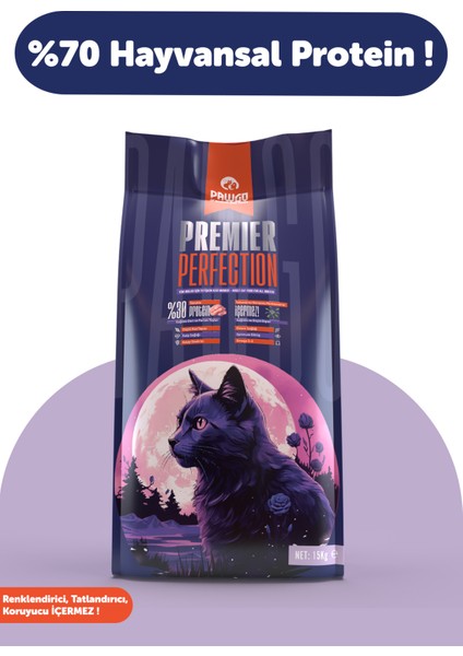 Premier Perfection 15 Kg | Tavuk Etli | Hypoallergenic | Düşük Tahıllı | Kedi Maması