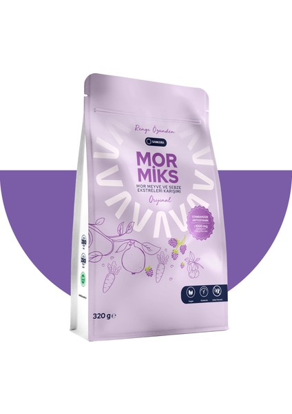 Mor Meyve ve Sebze Özleri Karışımı 320 gr