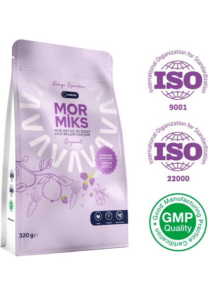 Mor Meyve ve Sebze Özleri Karışımı 320 gr