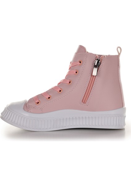 Wasp Fermuarlı Günlük Kız Çocuk Bot Ayakkabı Pudra fırsatları