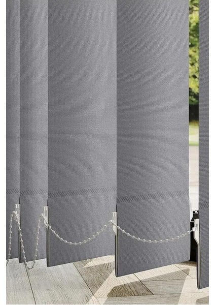 Antrasit Kumaş Dikey Perde Döndürülebilen Tam Açık Ya Da Tam Kapalı Kumaş Dikey fiyatları