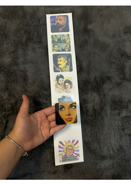 Ön Cam Pulu Sticker Set 7'li Nostaljik Modeller 2