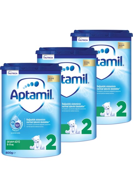 2 Devam Sütü 800 gr 3'lü