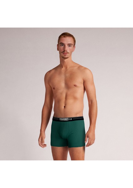 erkek, Özel Anatomik Pamuklu Boxer,tekli, Zeytin Yeşil