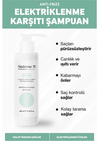 Elektriklenme Karşıtı Şampuan 250 ml 8684091009191