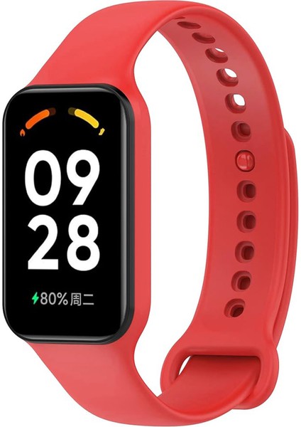 Xiaomi Redmi Smart Band 2 / Smart Band 8 Active Uyumlu Silikon Kordon Bileklik