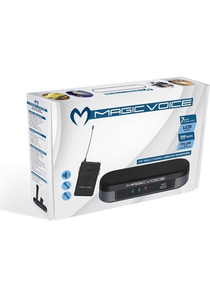MV-3812 VHF YAKA TİPİ TELSİZ MİKROFON