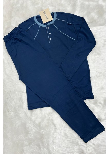 Compact Penye Interlok Altı Cepsiz Erkek Pijama Takımı