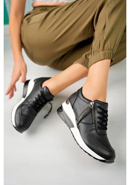 Snicker 02961 Kadın Gizli Topuklu Spor Ayakkabı