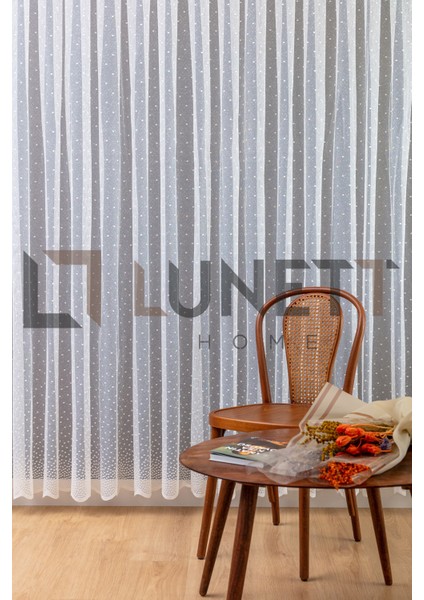 Kullanıma Hazır Gelincik Desen (1x2.5) Orta Pile Tül Perde fiyatları