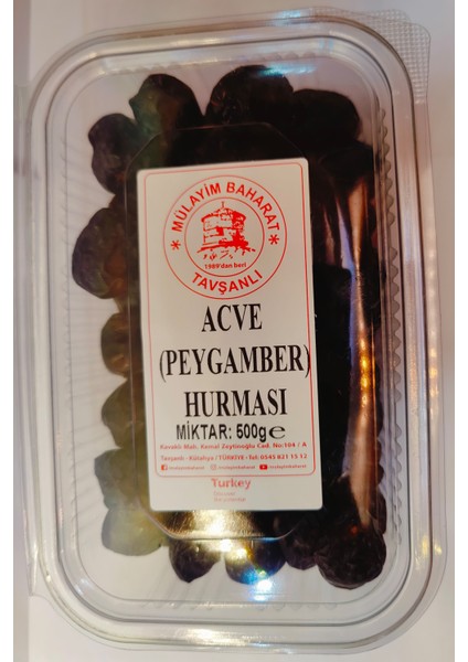 Acve ( Ajwa) Peygamber Hurması