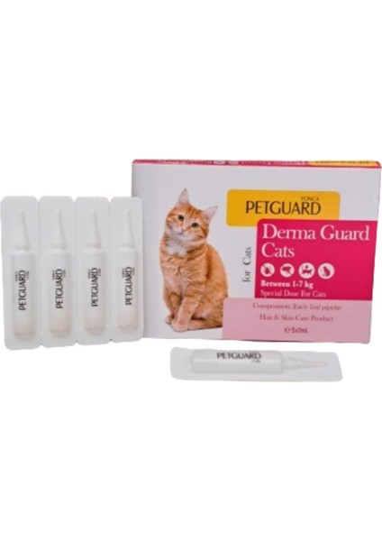 Kediler Için Dış Etkenlere Karşı Koruma Damla 5x1 ml