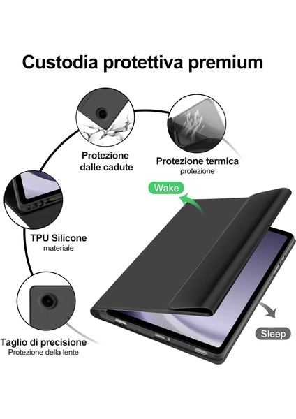 Huawei Matepad Se 10.4'' Uyumlu Bluetooth Özellikli Standlı Kalem Bölmeli Klavyeli Kılıf Manyetik modelleri