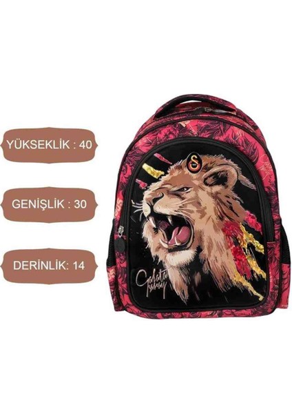 Galatasaray Üç Bölmeli Günlük ve Okul Sırt Çantası - Lisanslı Çift Katlı Çelik Termos Hediye fiyatları