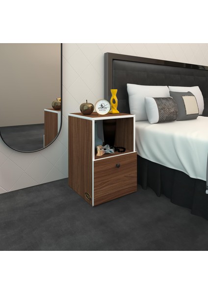 Kenzlife Komodin Yokatta Cvz 60*39*39 Komidin Kitaplık Ayakkabılık Kapaklı Arkalıklı