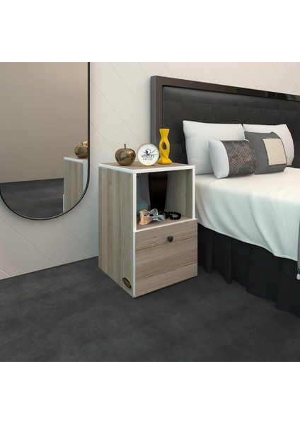 Kenzlife Komodin Yokatta Crd 60*39*39 Komidin Kitaplık Ayakkabılık Kapaklı Arkalıklı