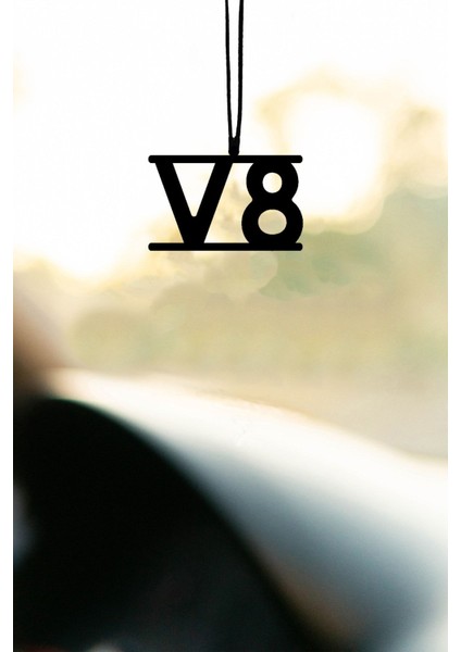 Metal V8 Motifli Dikiz Aynası Süsü Oto Aksesuar Araba Süsü fiyatları