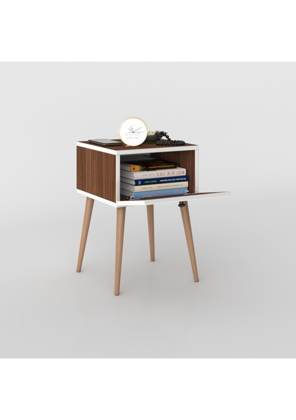 Kenzlife Komodin Tora Cvz 60*39*39 Komidin Ahşap Ayaklı Kitaplık Ayakkabılık Kapaklı Arkalıklı fiyatları