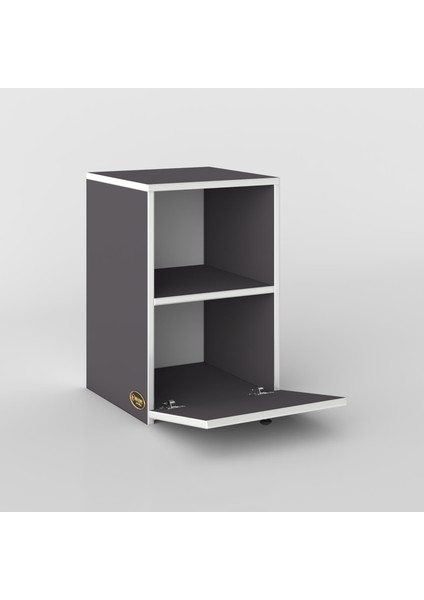 Kenzlife Komodin Yokatta Gri 60*39*39 Komidin Kitaplık Ayakkabılık Kapaklı Arkalıklı modelleri
