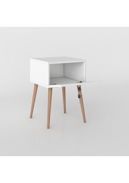 Kenzlife Komodin Kazuki Byz 60*39*39 Komidin Ahşap Ayaklı Kitaplık Ayakkabılık Kapaklı Arkalıklı modelleri