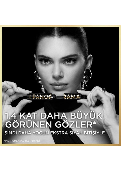 Panorama Hacim Veren Maskara All Night Black - Siyah