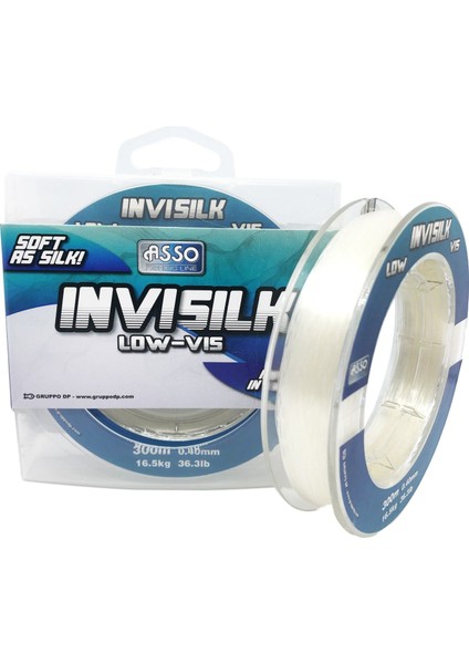 Invisilk Surf Casting 0.28 mm 300M Beyaz Monofilament Misina 10.4kg Çeker