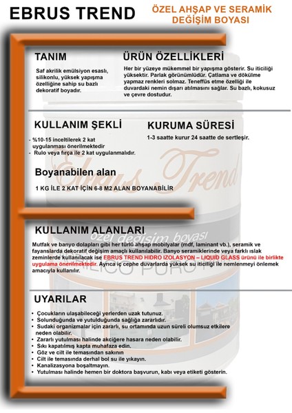 Özel Değişim Boyası 2,5 kg