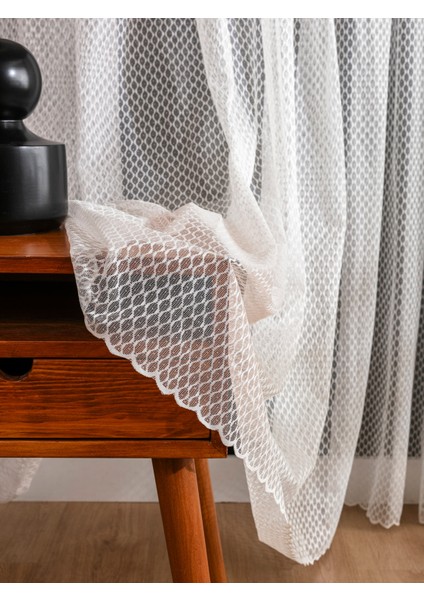 Kullanıma Hazır Irma Desen (1x2.5) Orta Pile Tül Perde fiyatları