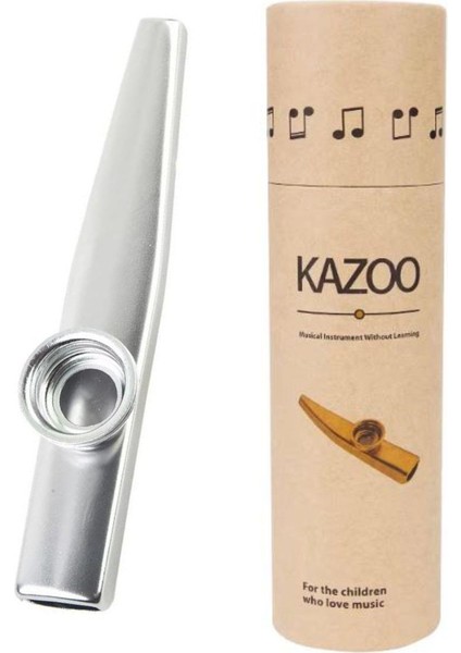 MK-01S Metal Kazoo Kutulu Alüminyum Alaşım Gri