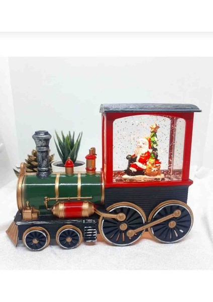 Kar Küresi Müzik Kutusu Yılbaşı Yeni Yıl Chrismast Tren Kar Küre Müzikli Işıklı Noel Baba Dekoratif Obje Sevgililer Günü Çocuk Odası Salon Dekorasyon modelleri