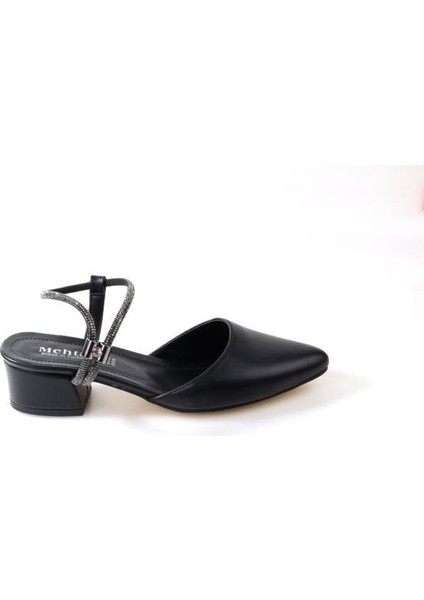 Mhtp 02716 3,5 Cm Topuklu Kadın Stiletto Ayakkabı