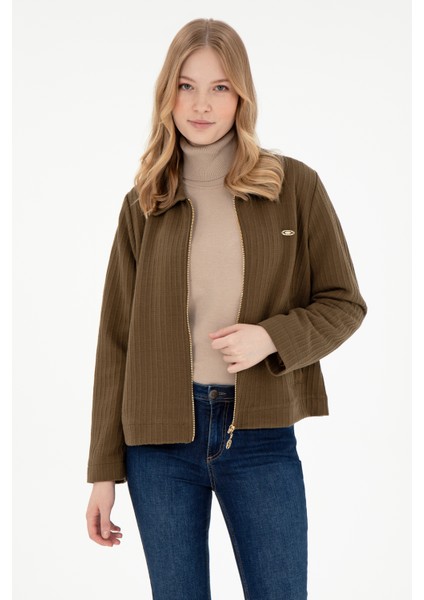 Kadın Haki Sweatshirt 50295811-VR027