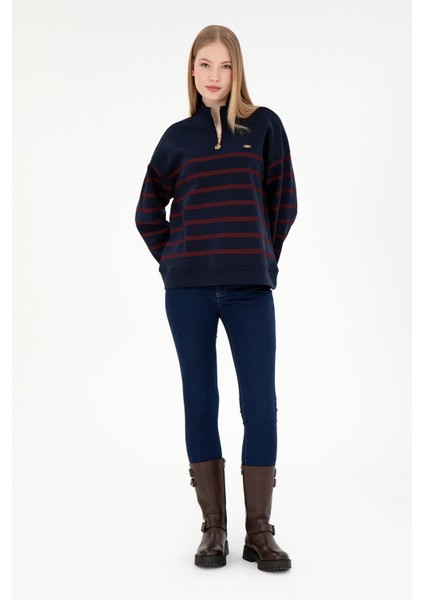 Kadın Lacivert Sweatshirt 50298989-VR033 fırsatları