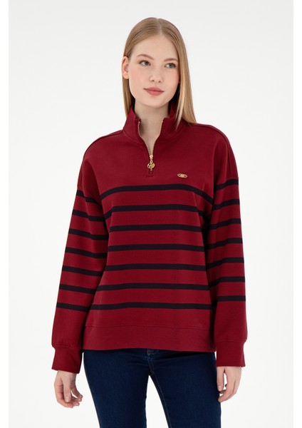 Kadın Bordo Sweatshirt 50298989-VR014
