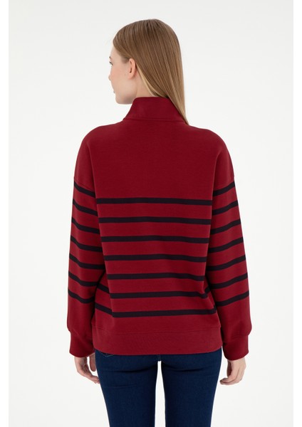 Kadın Bordo Sweatshirt 50298989-VR014 indirimleri
