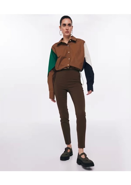 Slim Fit Haki Pantolon modelleri