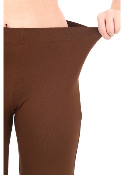 Kadın Viskon Tişört & Pantolon Takım-Kahverengi fırsatları