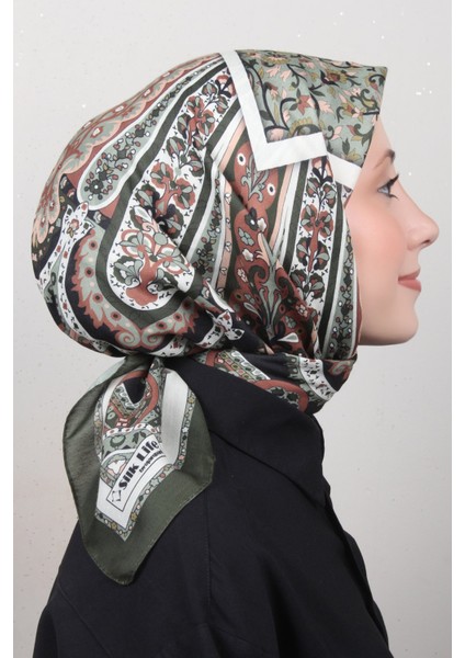 Soft Pamuk Eşarp 4127-2 Haki