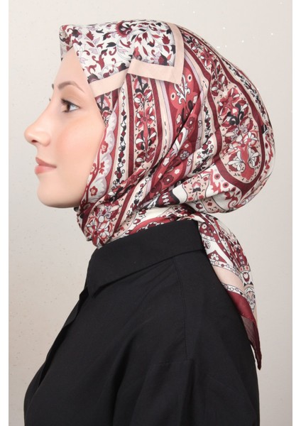 Soft Pamuk Eşarp 4127-11 Bordo