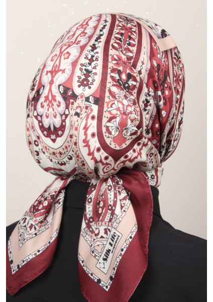Soft Pamuk Eşarp 4127-11 Bordo