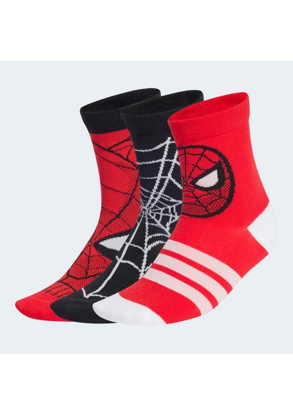 x Marvel Spider-Man Çocuk 3'lü Çorap (JG5787)