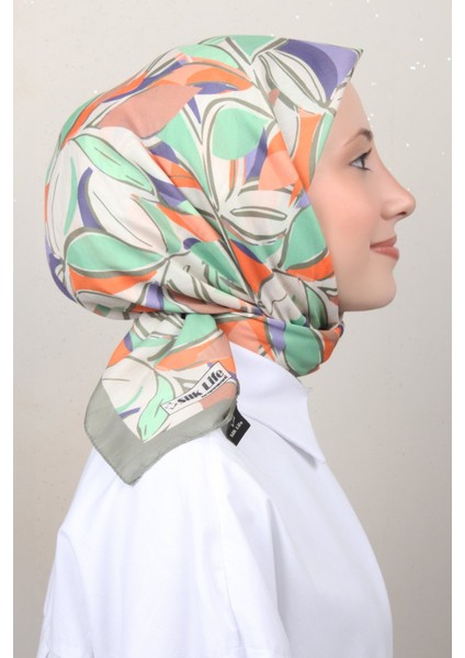 Soft Pamuk Eşarp 4128-1 Mint Yeşili
