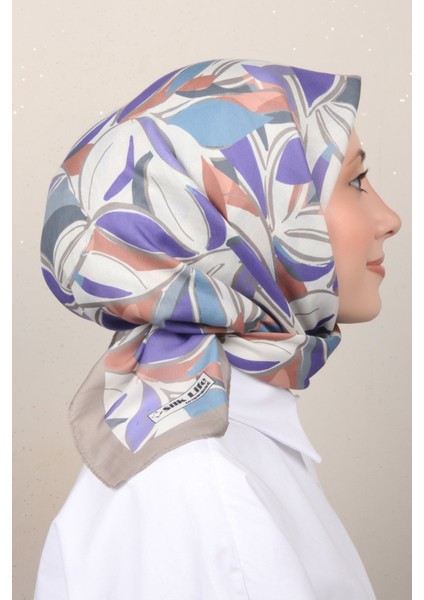 Soft Pamuk Eşarp 4128-3 Islak Kum