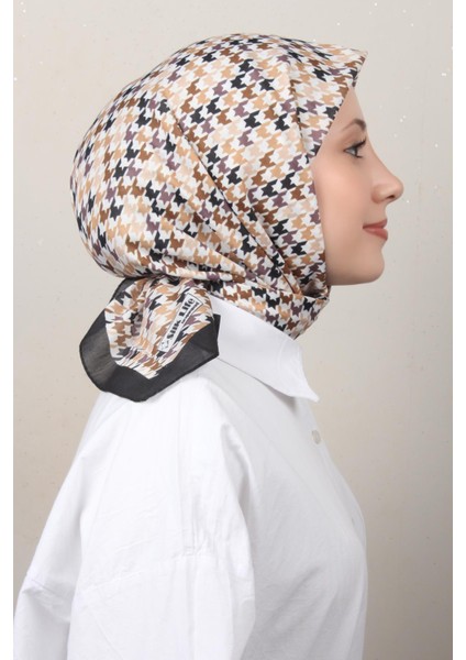 Soft Pamuk Eşarp 4140-9 Siyah