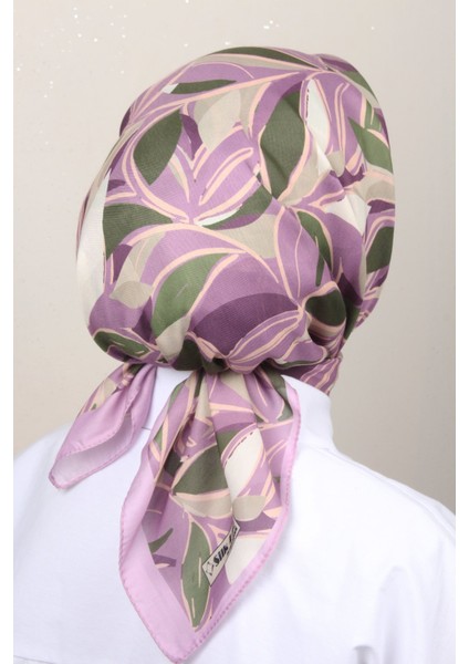 Soft Pamuk Eşarp 4128-7 Lila
