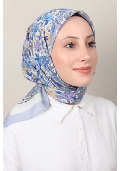 Soft Pamuk Eşarp 4133-7 Lila