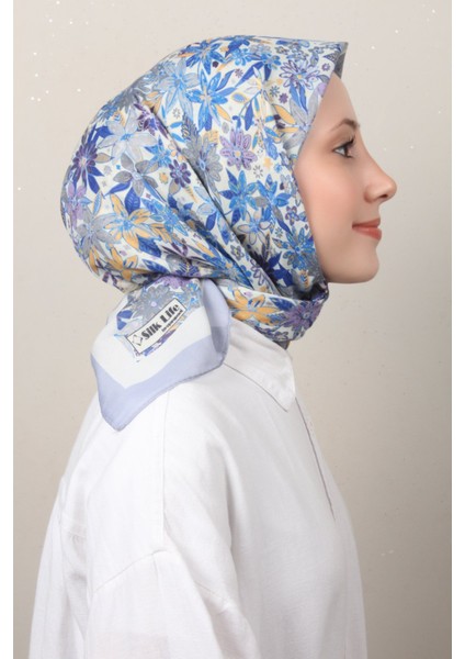 Soft Pamuk Eşarp 4133-7 Lila